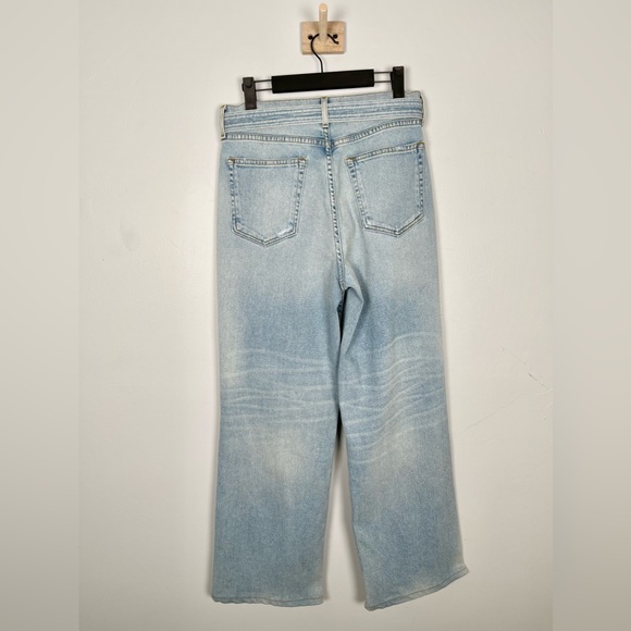 Cotton Citizen Distressed Belted Boyfriend Jeans in Sunset Wash - Picture 6 of 14